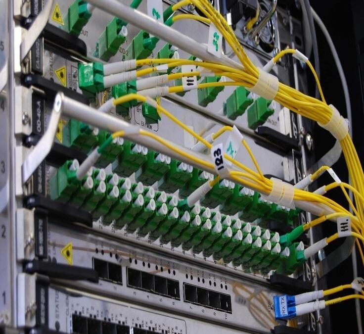 IT network — patch cabinet
