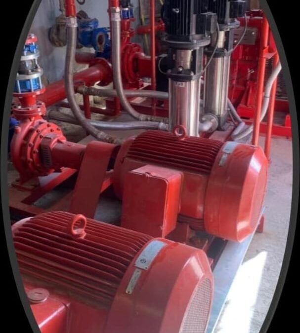 Fire-fighting station — pumping unit