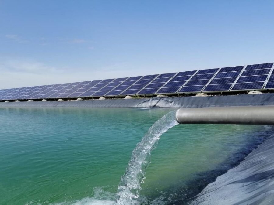 Solar pumping — irrigated perimeter